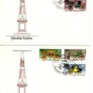 HISTORY COACH 1978 East Germany 2 FDC J2034