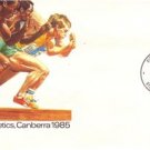 AUSTRALIA 1985 Sport World Athetics Cup FDC PSE J2543
