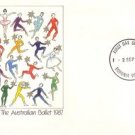 AUSTRALIA 1987 Music Ballet Anniv FDC PSE J2517