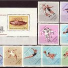 HUNGARY Sport Universiade 1965 MNH set and MS  #575