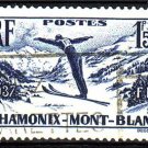 FRANCE 1937 Sport Skiing Used   #J612