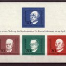 GERMANY Famous People 1968 MNH SS  #592