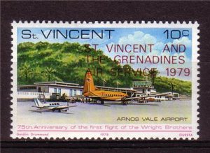 St VINCENT 1979 Air Plane Service MNH B125