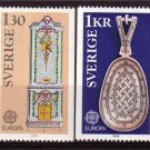SWEDEN 1976 EUROPA Handcrafts MNH CV 1.5 EUR #J1121