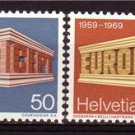 SWITZERLAND 1969 EUROPA CEPT 10th Anniversary MNH J1124