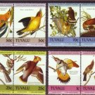 TUVALU Fauna Birds Audubon 1985 MNH set #399