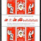 SOLOMON Is 1978 QEII Coronation 25 Anniv SS MNH B58