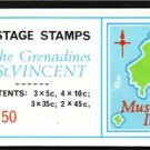 St VINCENT GRENADINES 1976 Mustiqu Is Maps Booklet B261