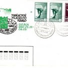 Philatelic exhibition cover Lithuania Telsiai #415