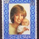 ISLE of MAN 1982 Diana stamps from SS MNH B208