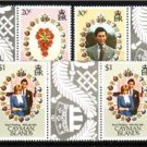 CAYMAN Is 1981 Diana Charles Wedding MNH B202