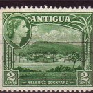 ANTIGUA QEII 1953 Nelsons Dockyard Used Sc 109 #J189