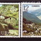 EUROPA 1977 Andorra Spain Landscapes MNH #J641