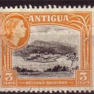 ANTIGUA QEII 1953 Nelsons Dockyard Used Sc 110 #J190