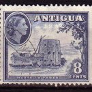 ANTIGUA QEII 1953 Martello Tower Used Sc 114 #J193