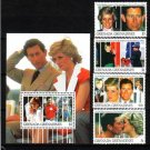 GRENADA GRENADINES 1991 Diana Wedding Anniv MNH B160