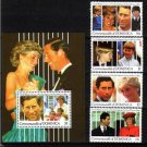 DOMINICA 1991 Diana Charles Wedding 10th Anniv MNH B120