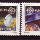 YUGOSLAVIA 1991 EUROPA Space Communications MNH J1377