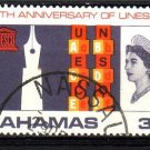 BAHAMAS 1966 QEII UNESCO Used Sc249 J1919