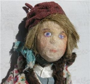 Authentic Unique Handmade doll  for collection #9