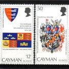CAYMAN Isl 1974 Coat of Arms Set Mint Sc 352-353 B298