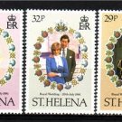 St HELENA Isl 1981 Royal Wedding MNH Sc 353-355 B304