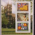 NIUE 1978 QEII Coronation 25th Anniv SS MNH B88