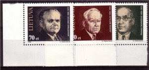 LITHUANIA 1999 Famous People Look Description MNH 1805