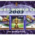 AUSTRALIA 2003 Rugby World Cup SS MNH Sc 2199-01 #J527