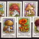 HUNGARY 1986 Mushrooms MNH set CV 4.0 EUR J911