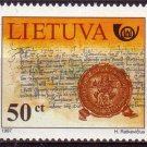 LITHUANIA 1997 History of Post Horn MNH 1795