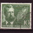 GERMANY BERLIN 1954 Used Sc 9N105 J2305