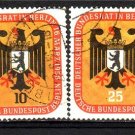 GERMANY BERLIN 1956 Used Sc 9N118-19 J2303