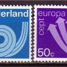 NETHERLANDS  EUROPA 1973 MNH Sc 504-05 #J569