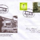 LITHUANIA BRIDGES Nice philatelic Handmade Cover J2888