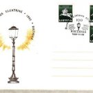FIRST ELECTRICITY STATION Lithuania special cover #217