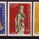 GREECE 1974 EUROPA Sculptures MNH set #J839