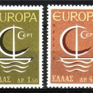 GREECE 1966 EUROPA MNH set #J834