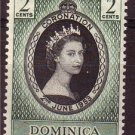 DOMINICA 1953 Coronation Mint Sc 141  B406