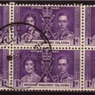 SOLOMON ISL 1937 Coronation Used Sc 64 B393