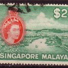 SINGAPORE 1955 River Used Sc 41 B380