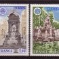 FRANCE 1978 EUROPA Architecture Fountains MNH #J790
