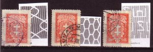 LITHUANIA 1926-32 Double Cross Watermarks VAR J2897