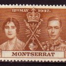 MONTSERRAT 1937 Coronation Sc89-91 Mint B485