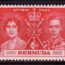 BERMUDA 1937 Coronation Mint Sc115-17 B493