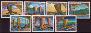 COOK Isl 1973 Old Ships MNH Sc 357-363 B345