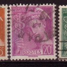 FRANCE Mercury Small old different stamps lot  #J613
