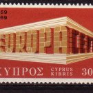 CYPRUS 1969 EUROPA 10th Anniversary CEPT MNH #J743