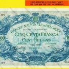 Belgium 500 Francs 11-10-1943**UNC**Lot3498