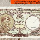 Belgium 20 Francs 14-02-1945**UNC**Lot893